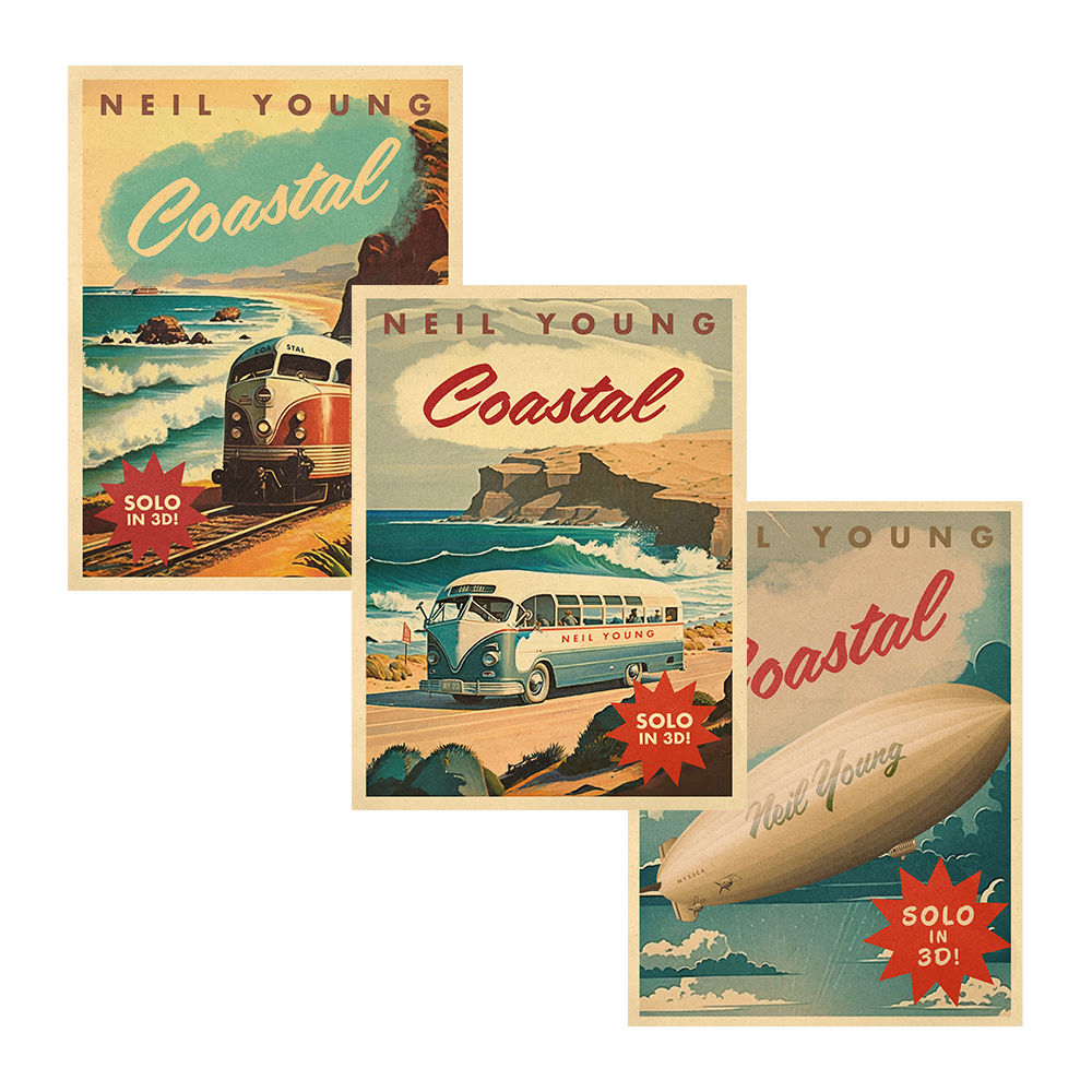 Coastal Poster Set Neil Young US Official Store